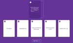 virtual game play for cards against gatsby
