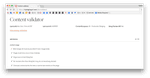 our content validator