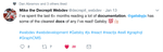Gatsby 100 docs tweet