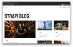 Strapi blog screenshot