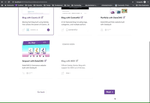 A GIF depicting a screen in which the user names their site and clicks “Next." There is text on the screen that reads: “we’ll create the repo under your personal GitHub account. Want to host it on a GitHub organization instead? Add it here!”