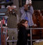 Tina Fey in a money shower