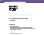 Screenshot of seattleservicerelief.com