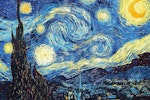 Starry Night painting by Vincent Van Gogh