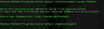 Invitation to take Gatsby user survey from the command line